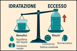 Idratazione equilibrata vs eccesso