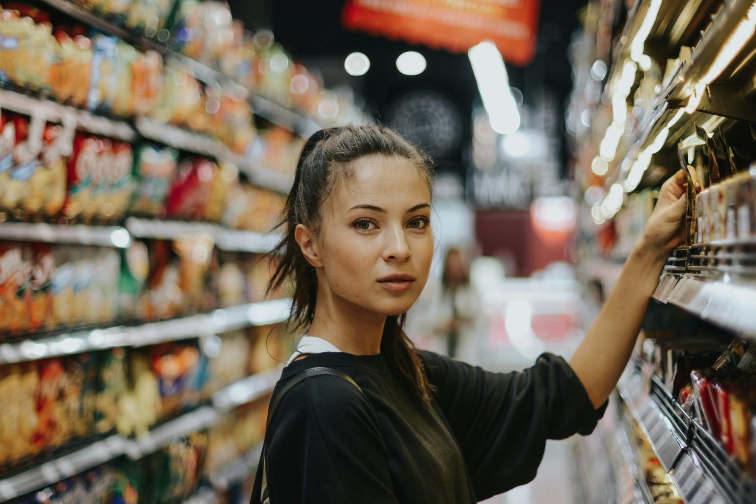 Spesa al supermercato bio